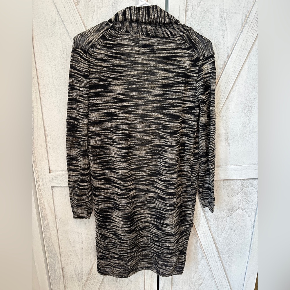 ZARA Waterfall Cardigan Sweater Women’s Size Medium Knit Open Front - Picture 3 of 7